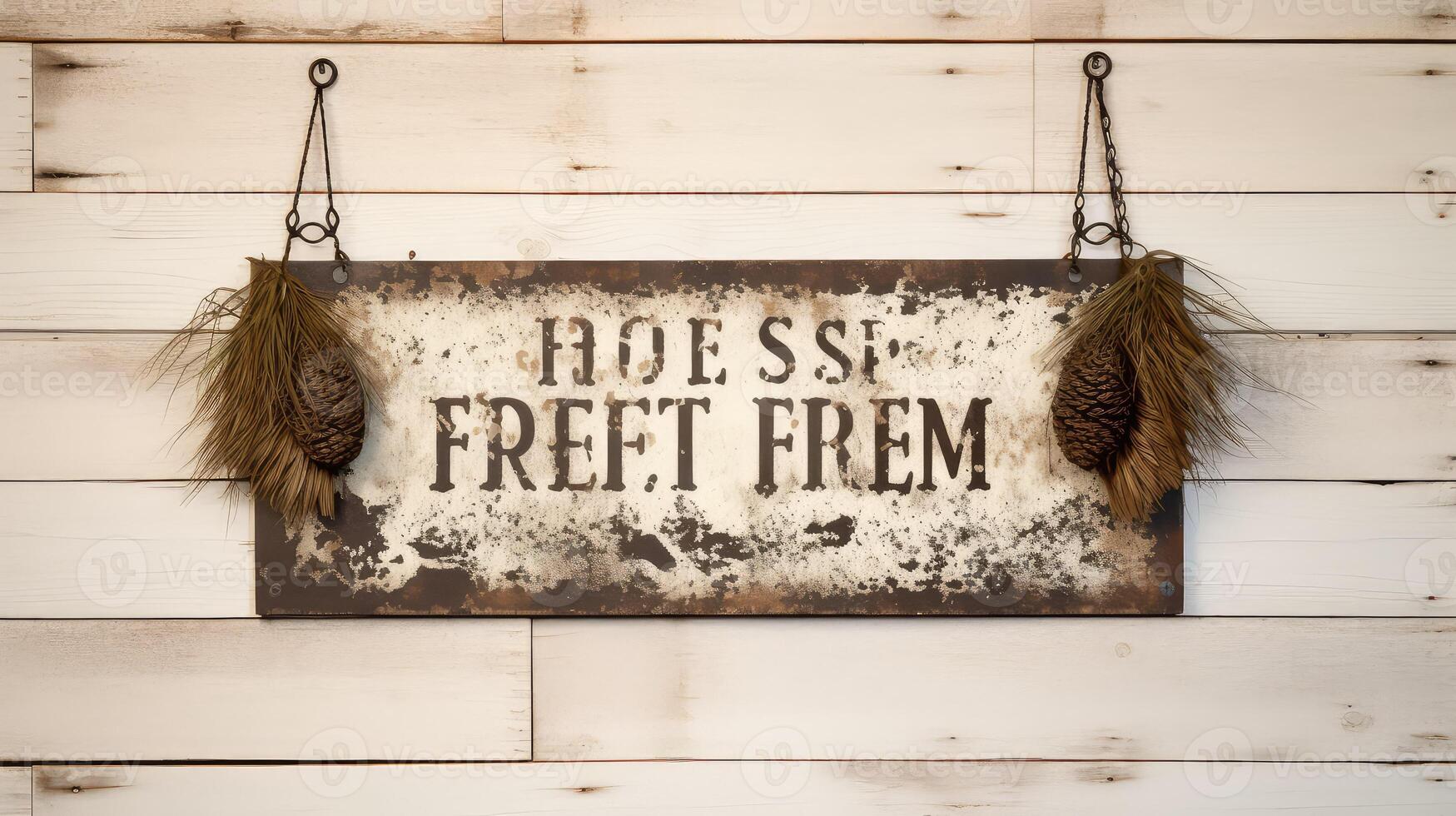 farm rustic metal sign photo