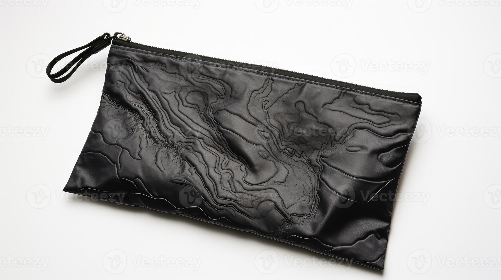 national black zipper pouch photo