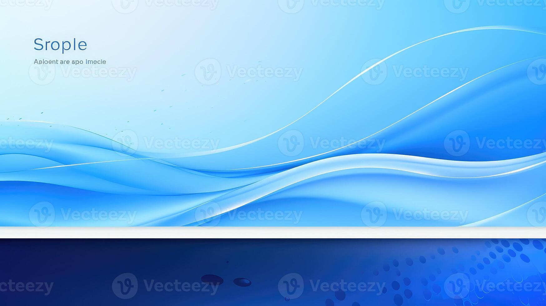 design web banner blue photo