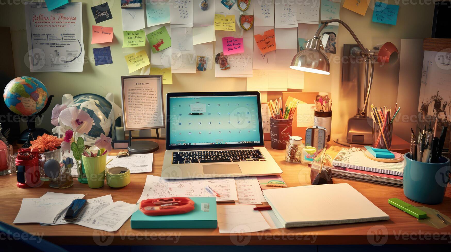 workspace desk planning photo