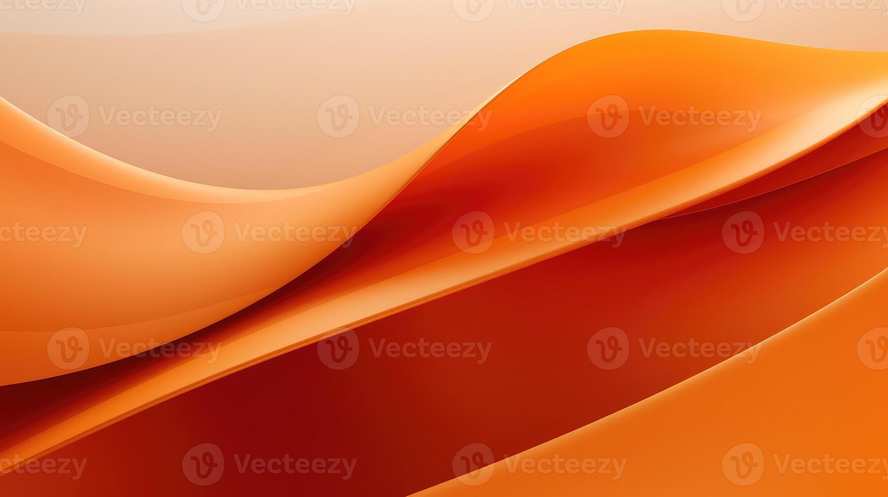 modern orange abstract wave photo