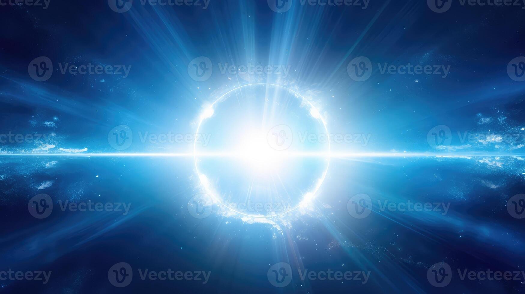 photo blue lens flare