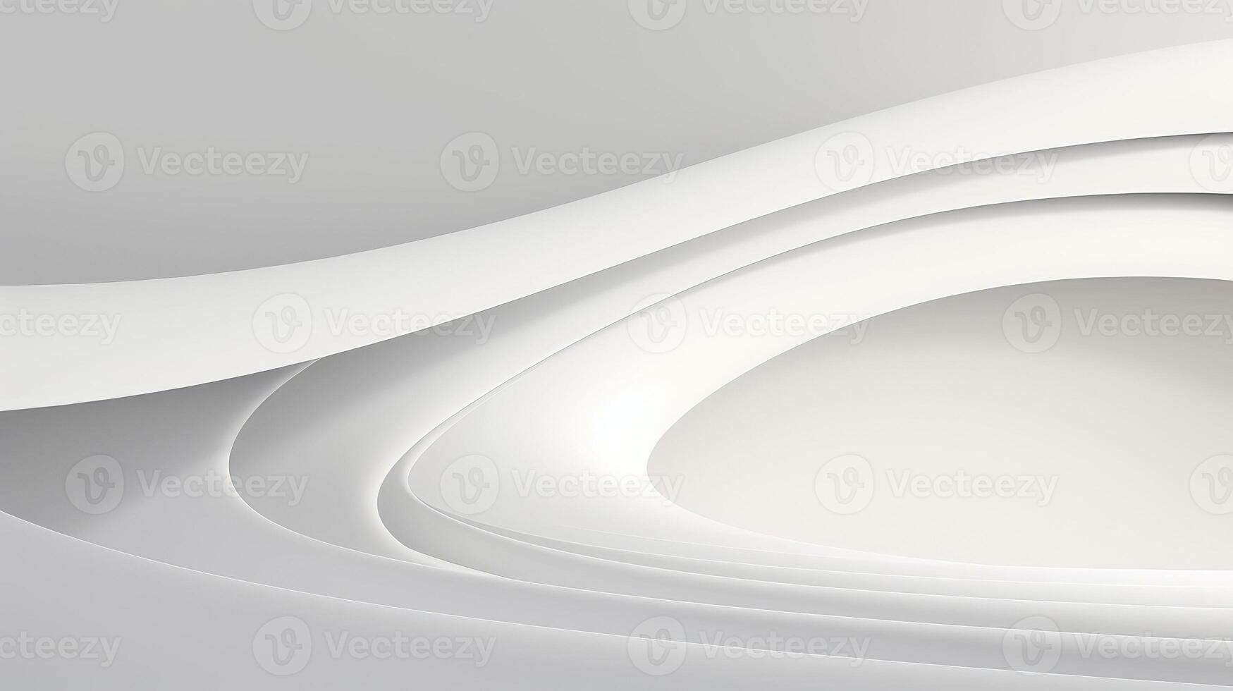 geometry white abstract curves photo