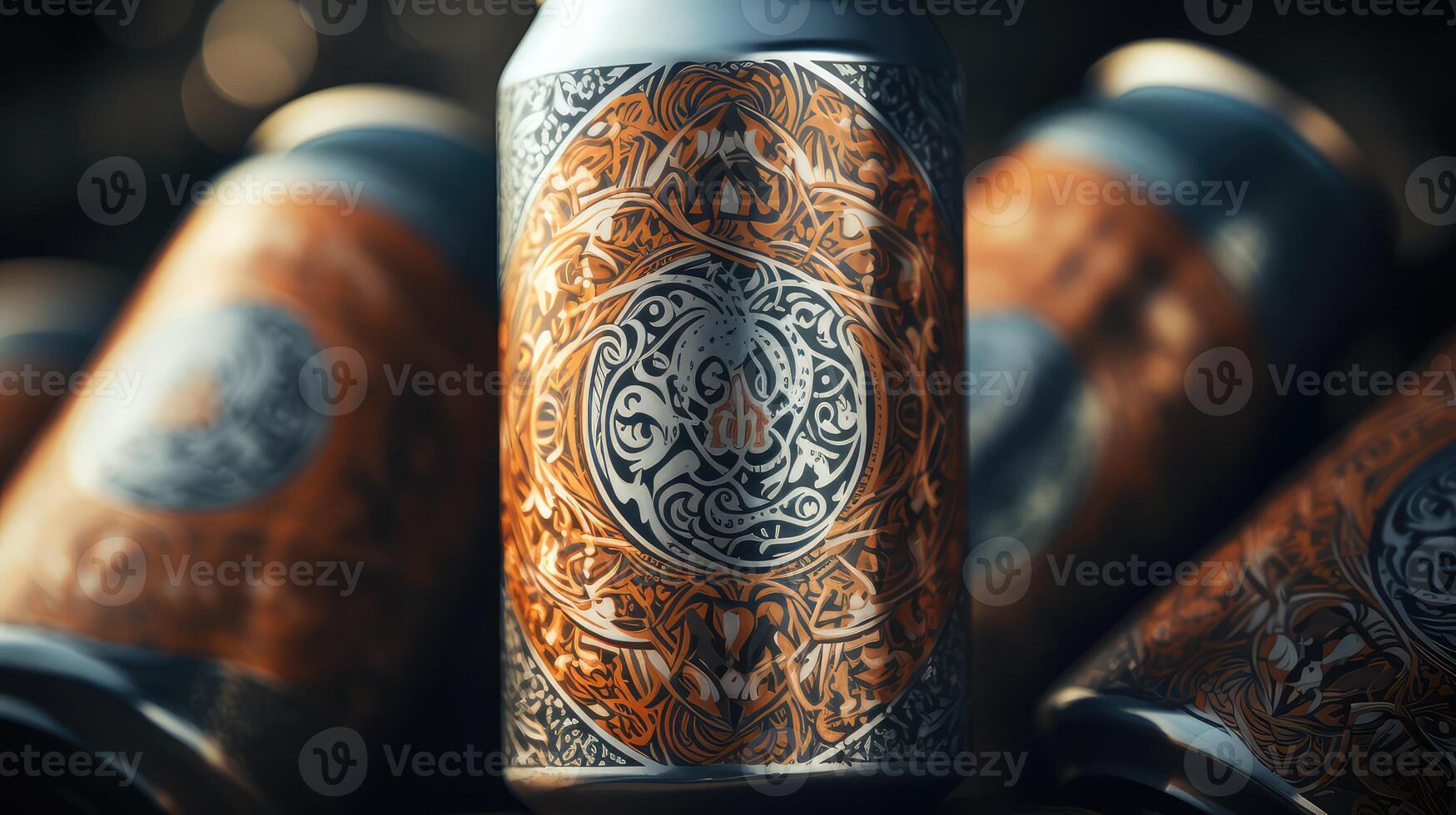 design cans of beer photo