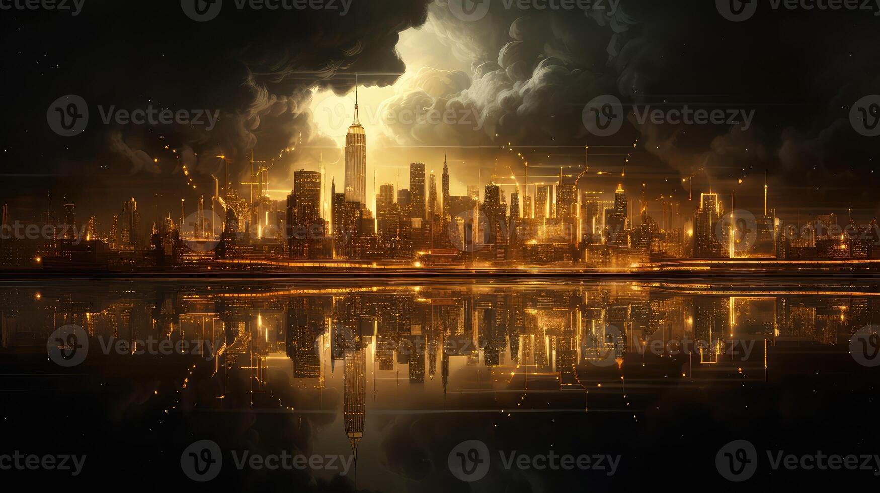 skyline city of gold photo