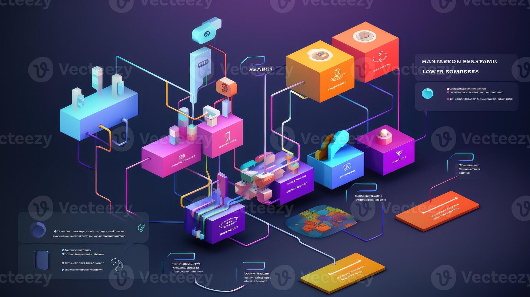 input data flow infographic photo