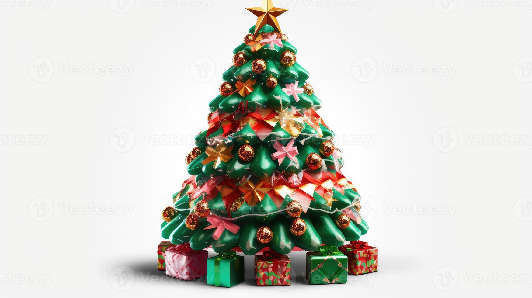 decorations christmas tree transparent background photo