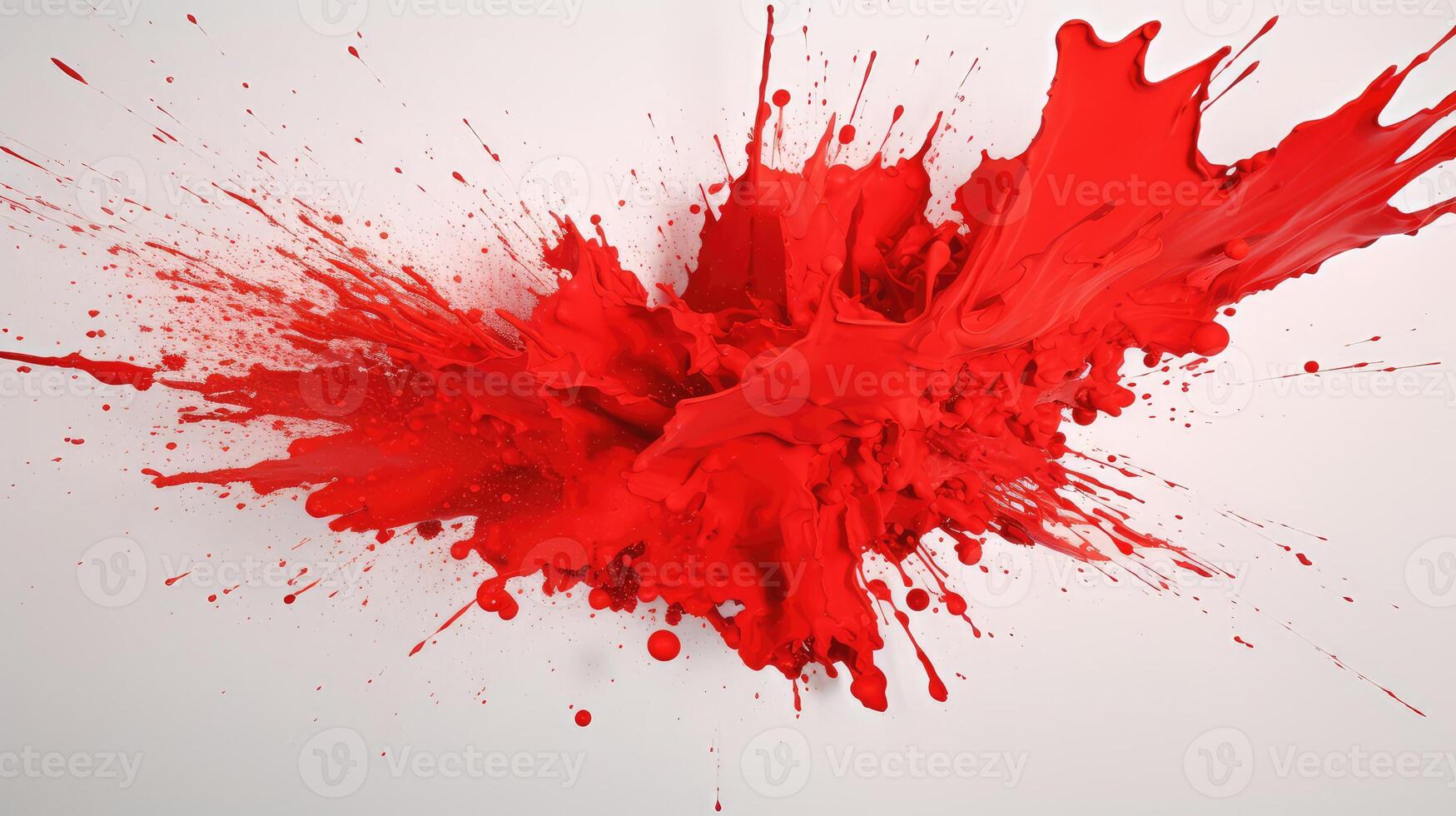 canvas red color explosion photo