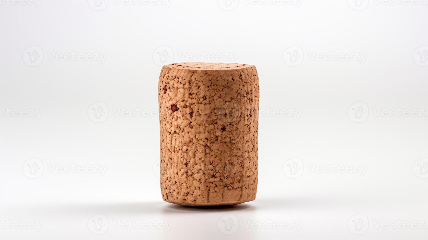 close wine cork white background photo