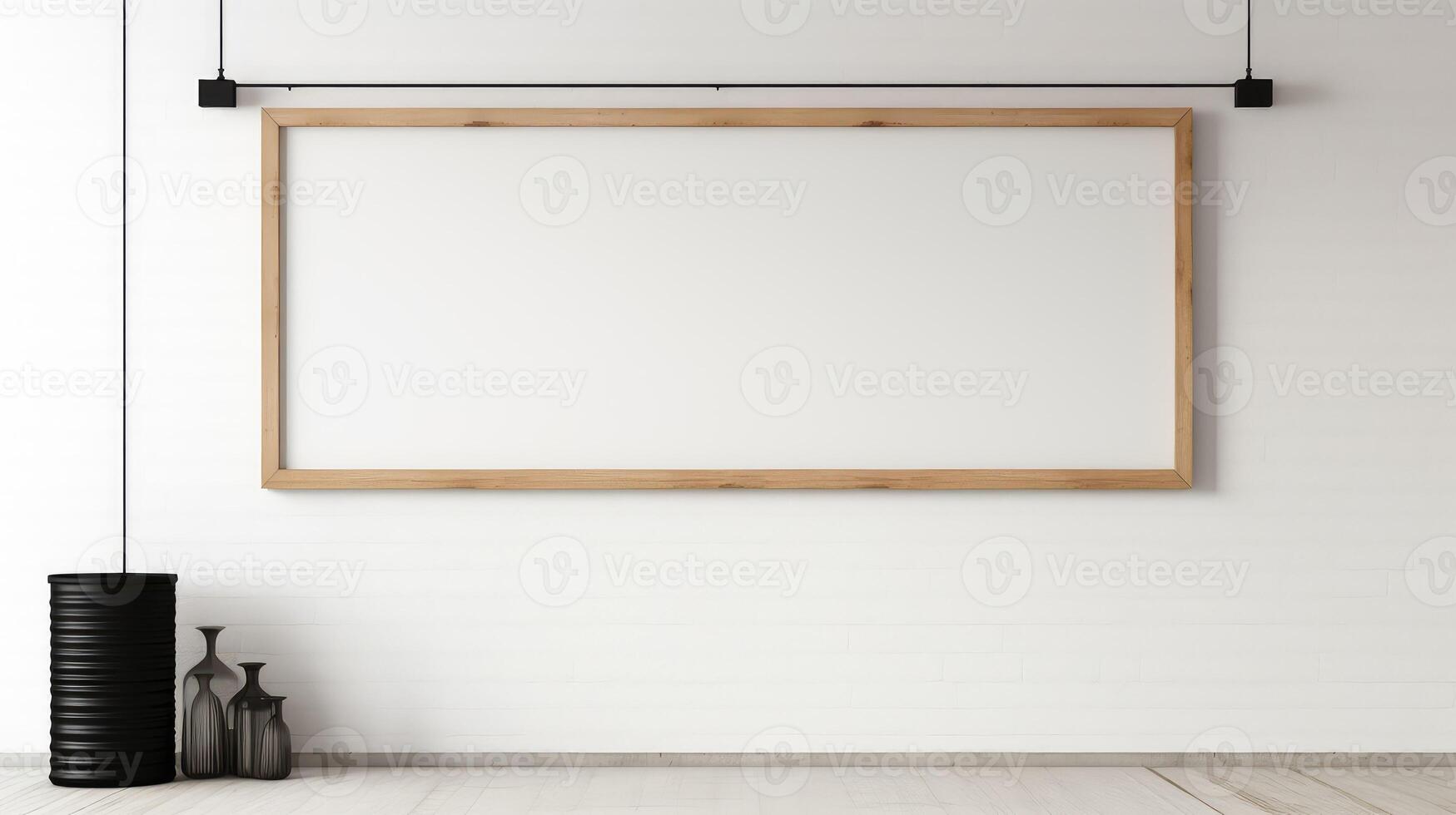 modern wood banner photo