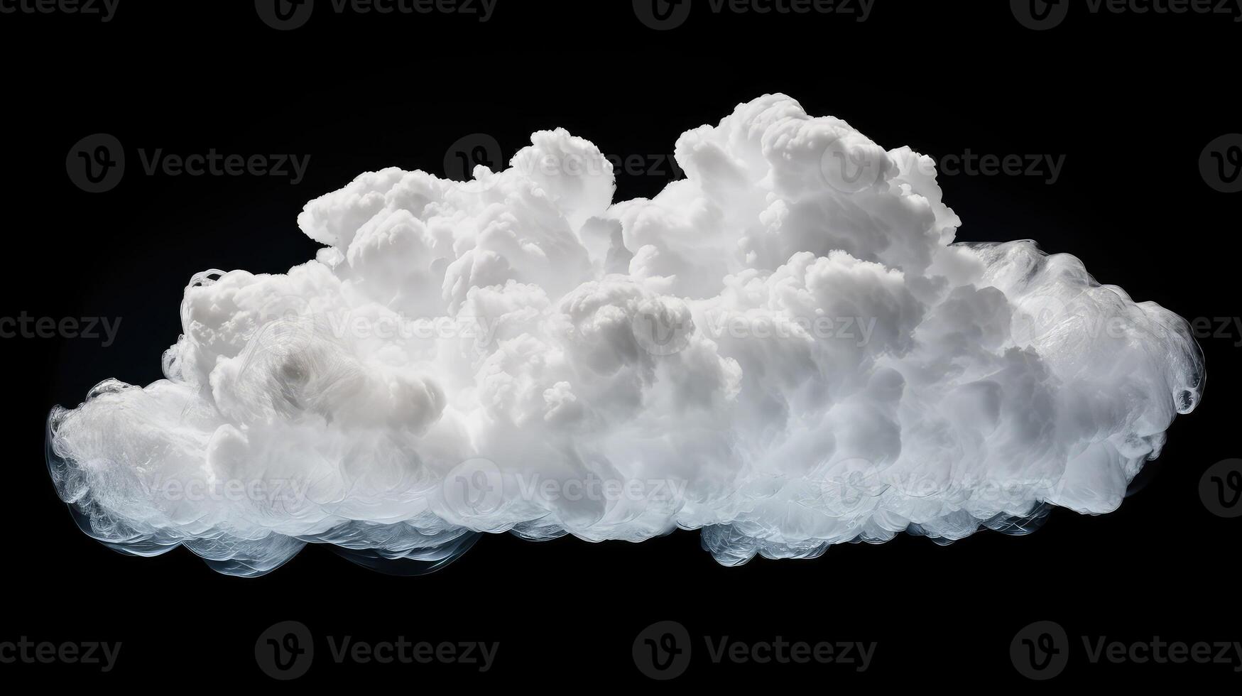 close white cloud transparent background photo