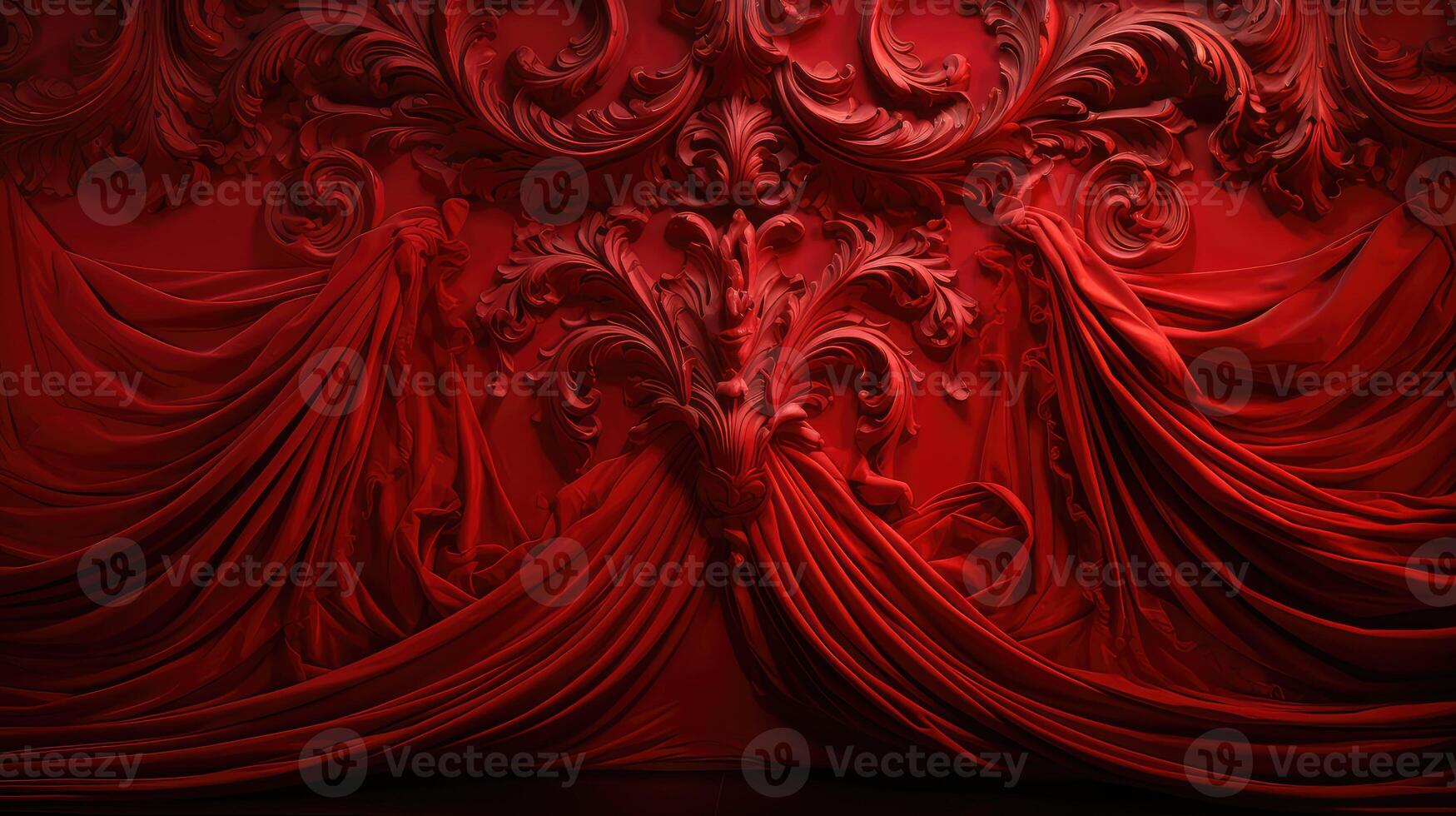 texture red theater curtain photo