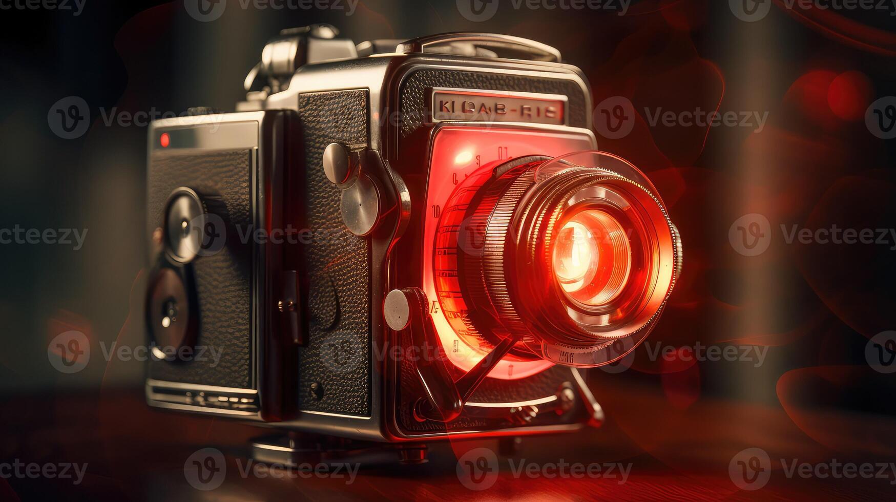 recording camera with red light photo