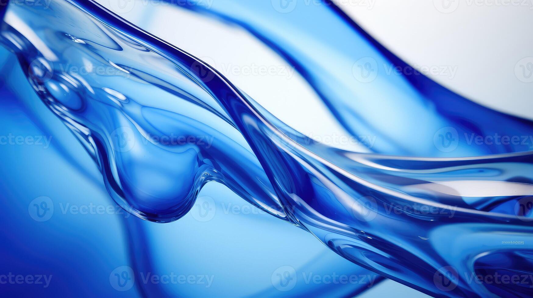 shot blue abstract liquid photo