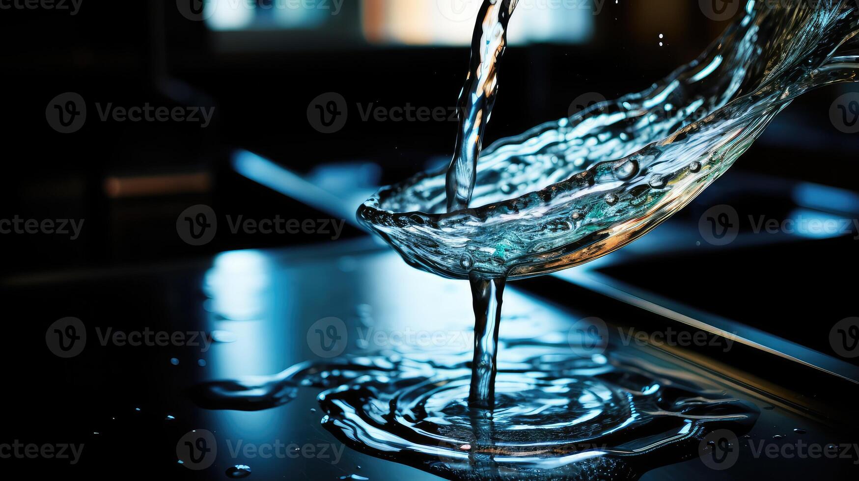 clear water from sink photo