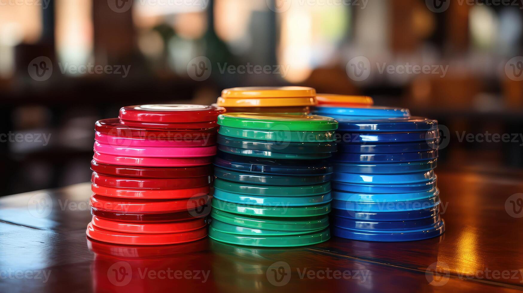 colorful coffee lid photo