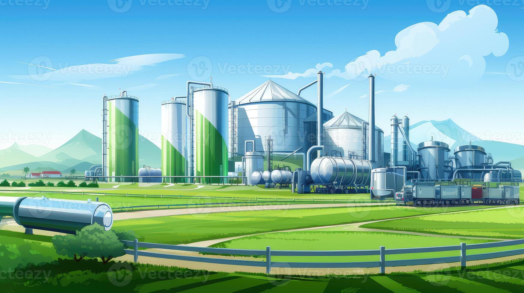 tanks milk processing plant photo