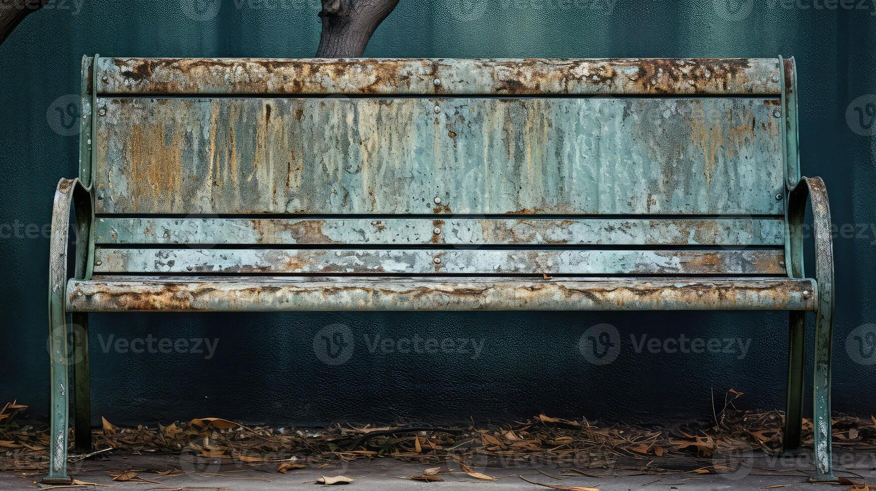 aged worn metal photo