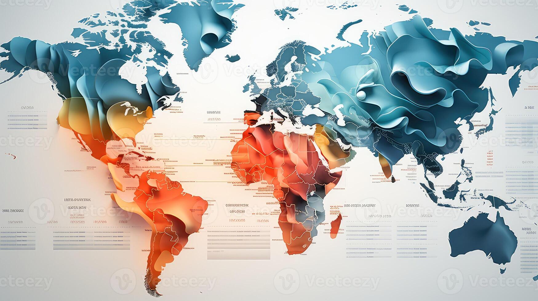 map infographic data photo