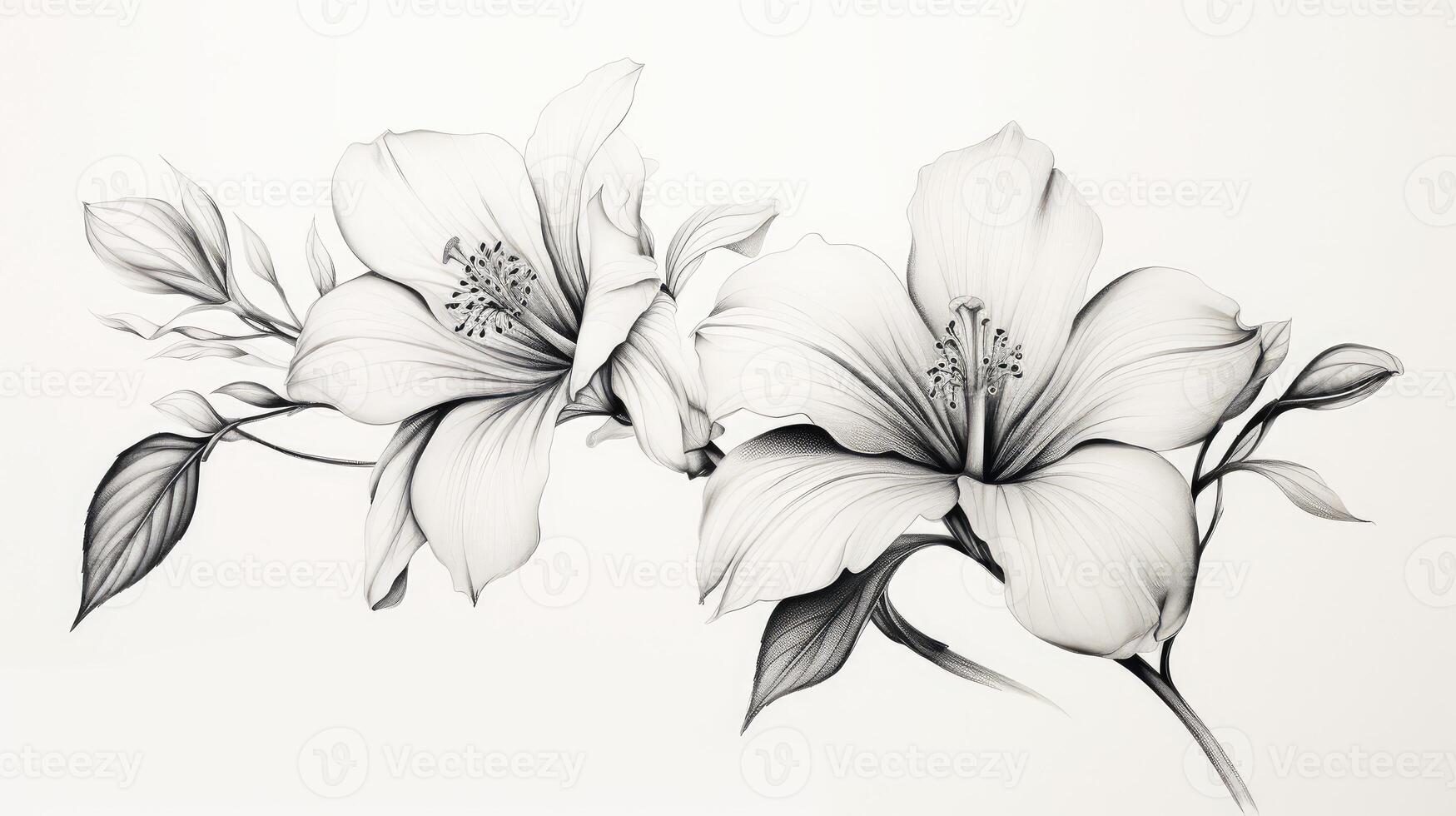 ink black and white draw photo