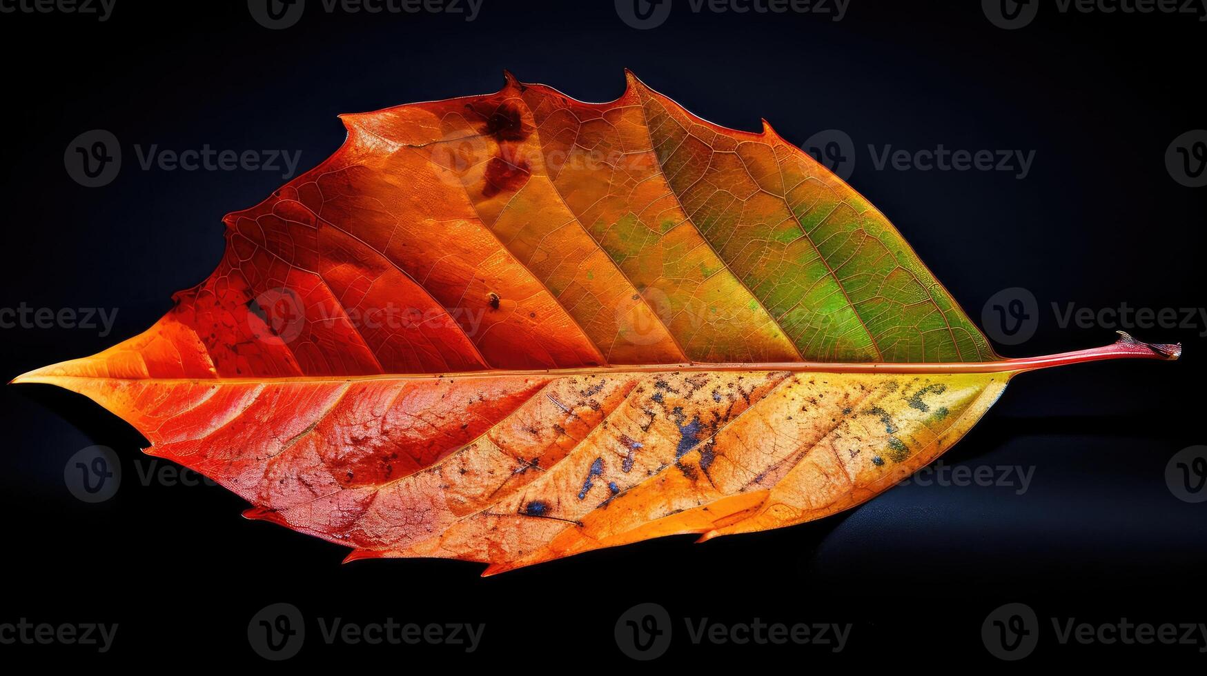 gradient leaf beauty photo