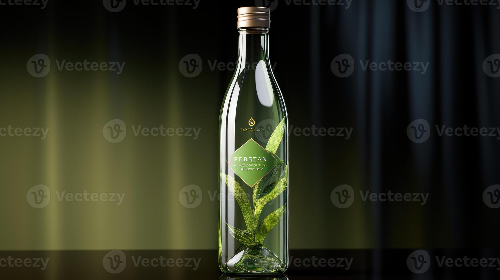 friendly glass bottle label photo