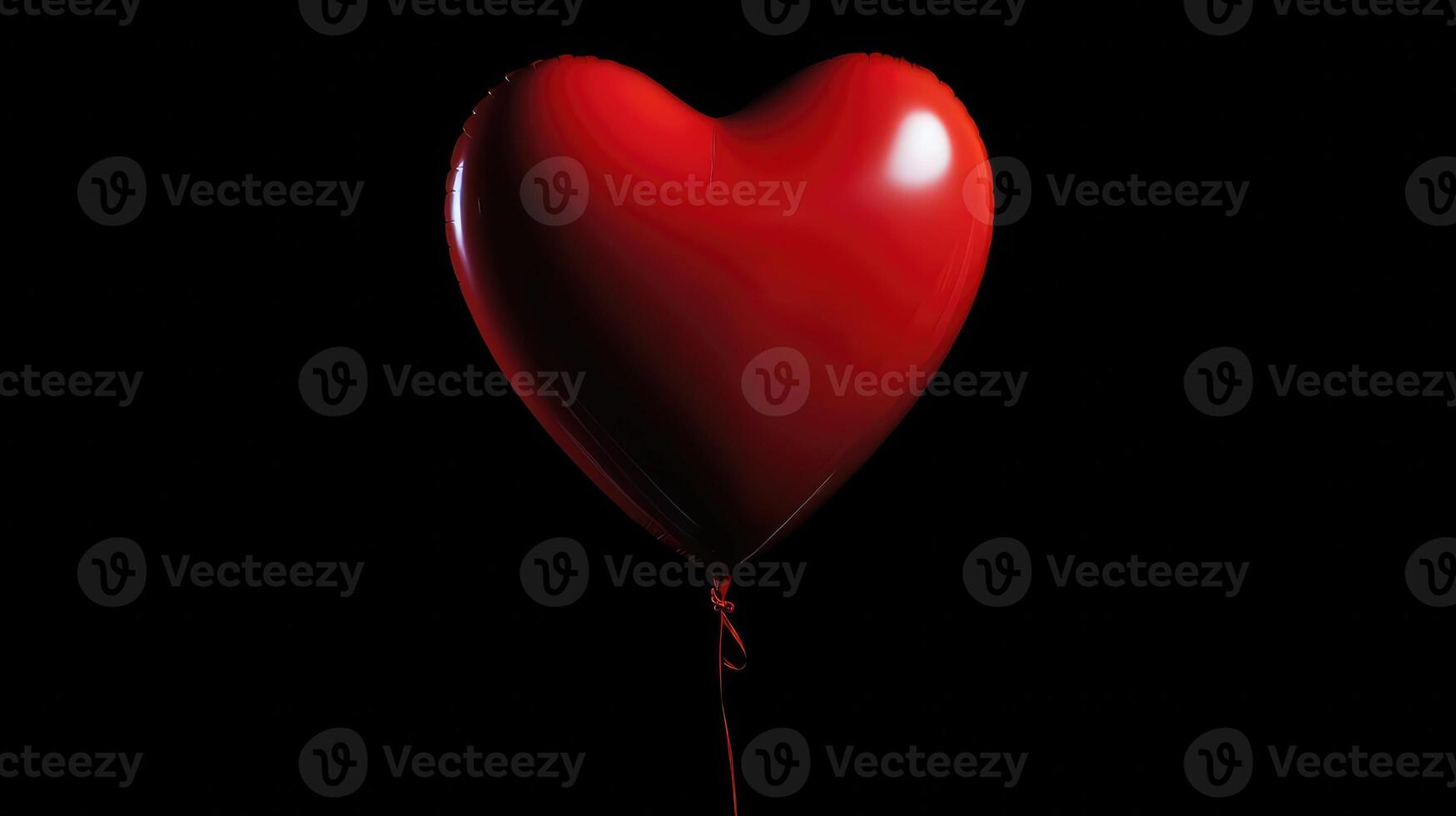 ctrast heart on black photo