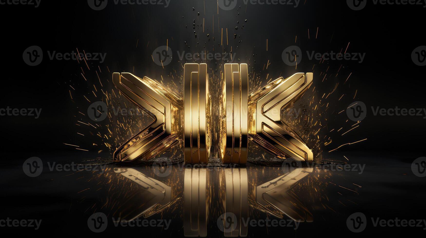 highlights gold text effects photo