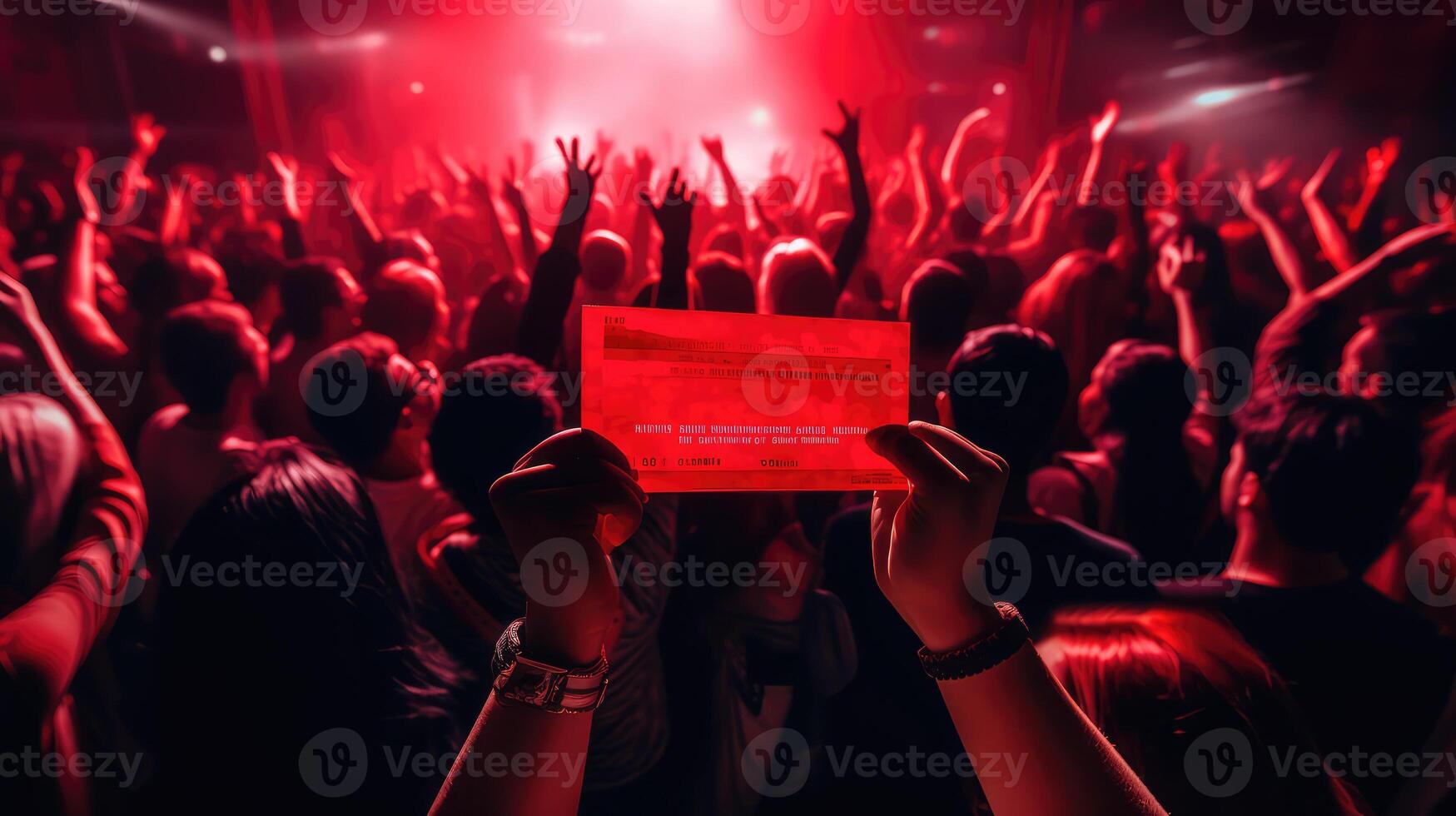 event red party flyer photo