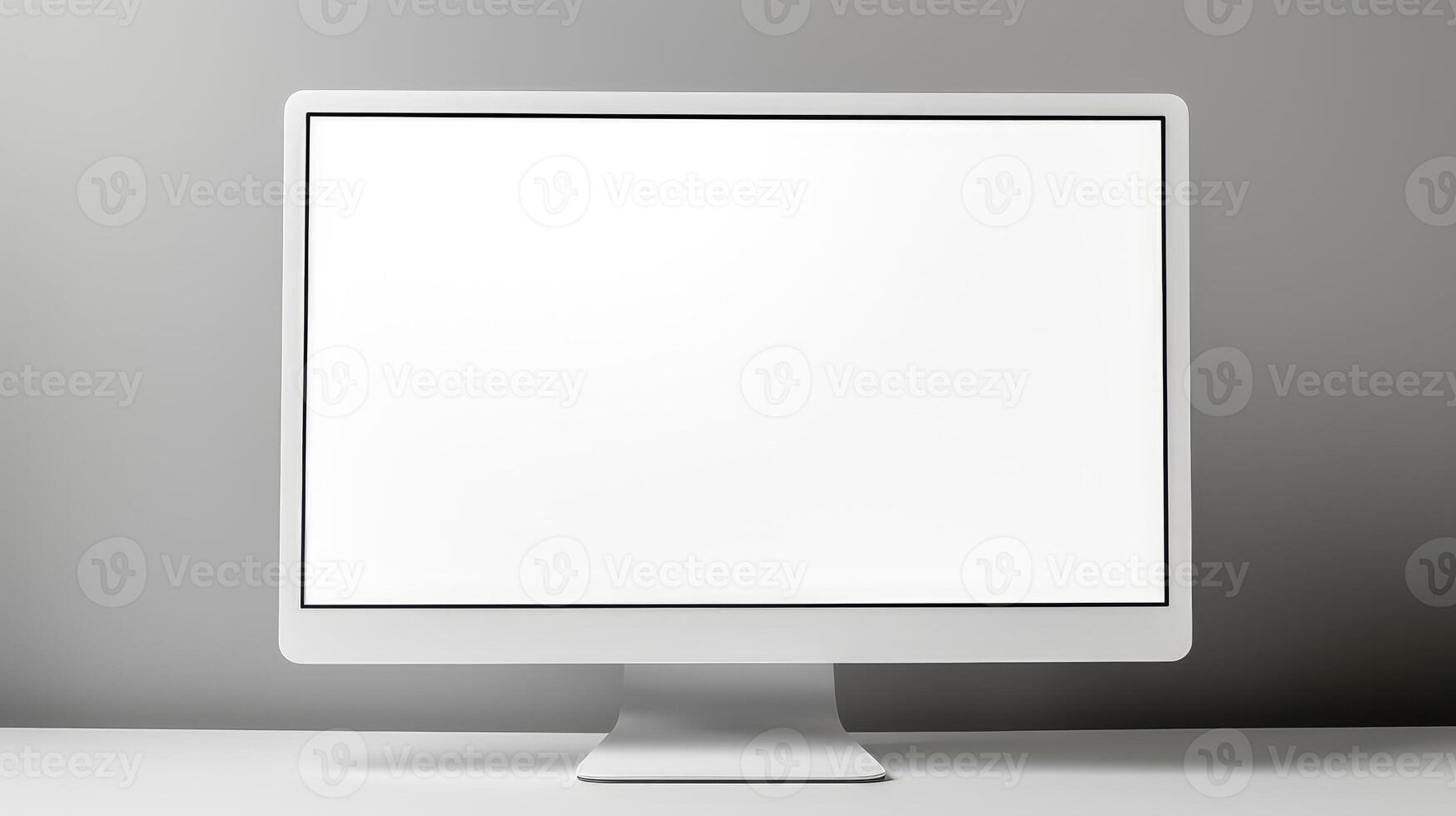 display computer white screen photo