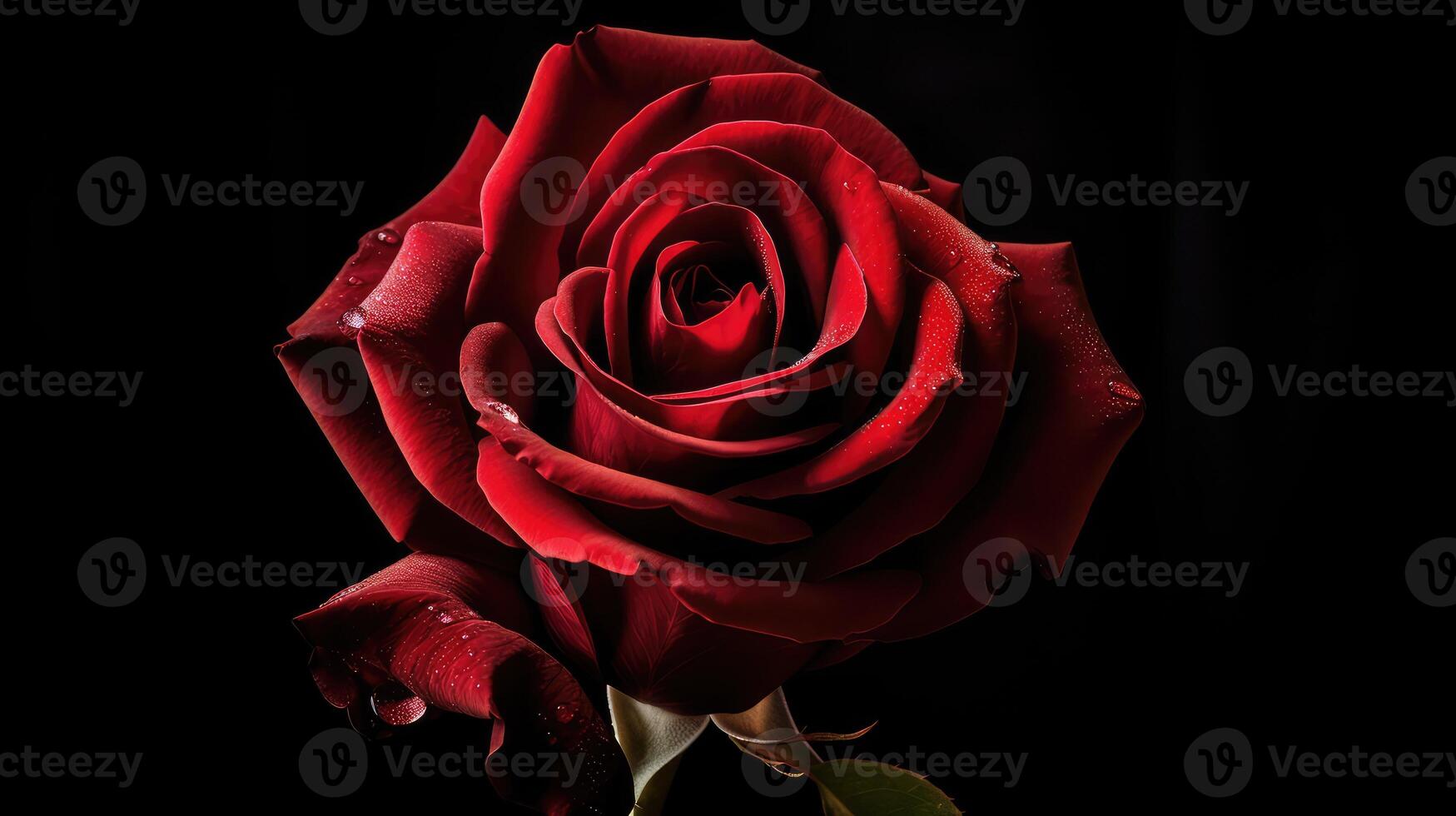 mystery dark red rose photo