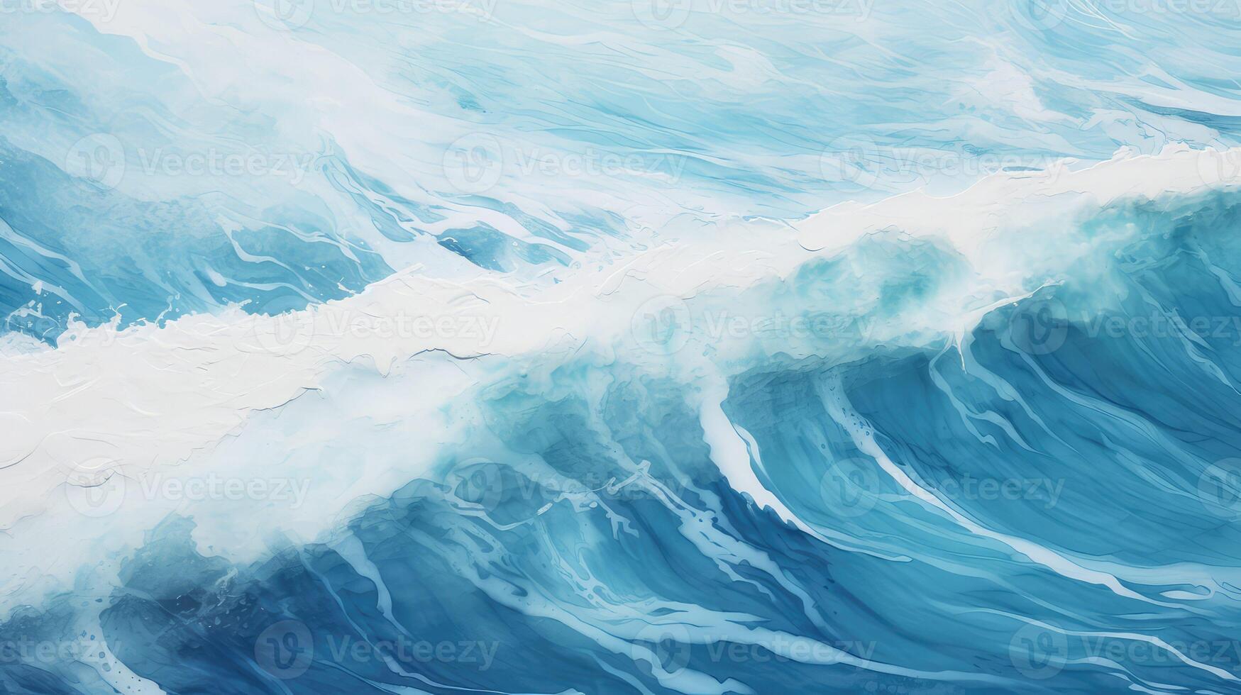foam blue hues photo