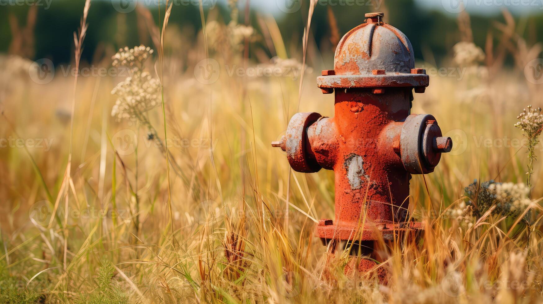 overgrown fire hydrant photo