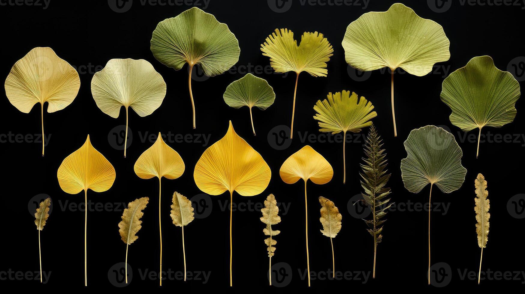 ginkgo trophy leaves photo