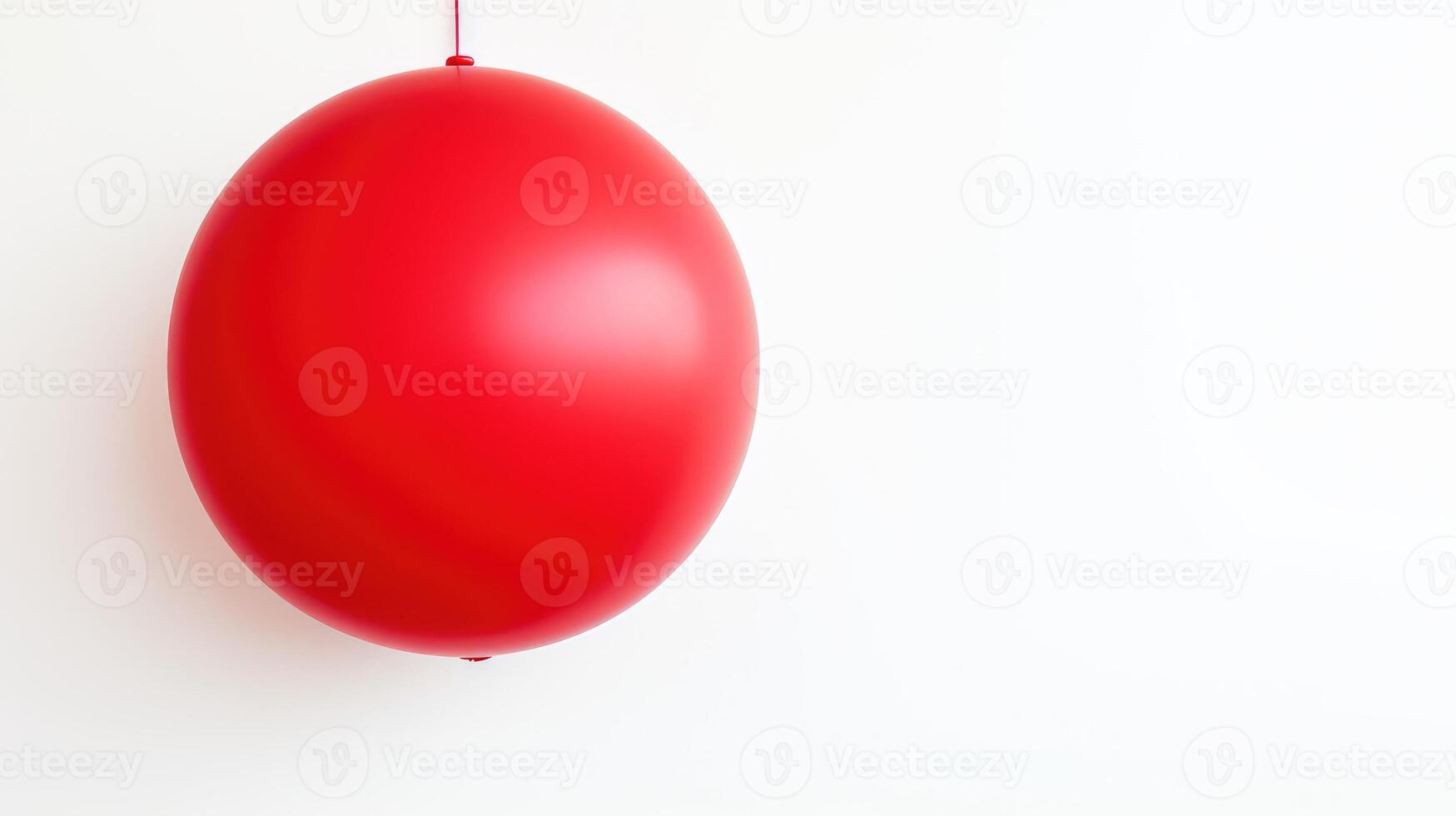 empty speech bubble red photo