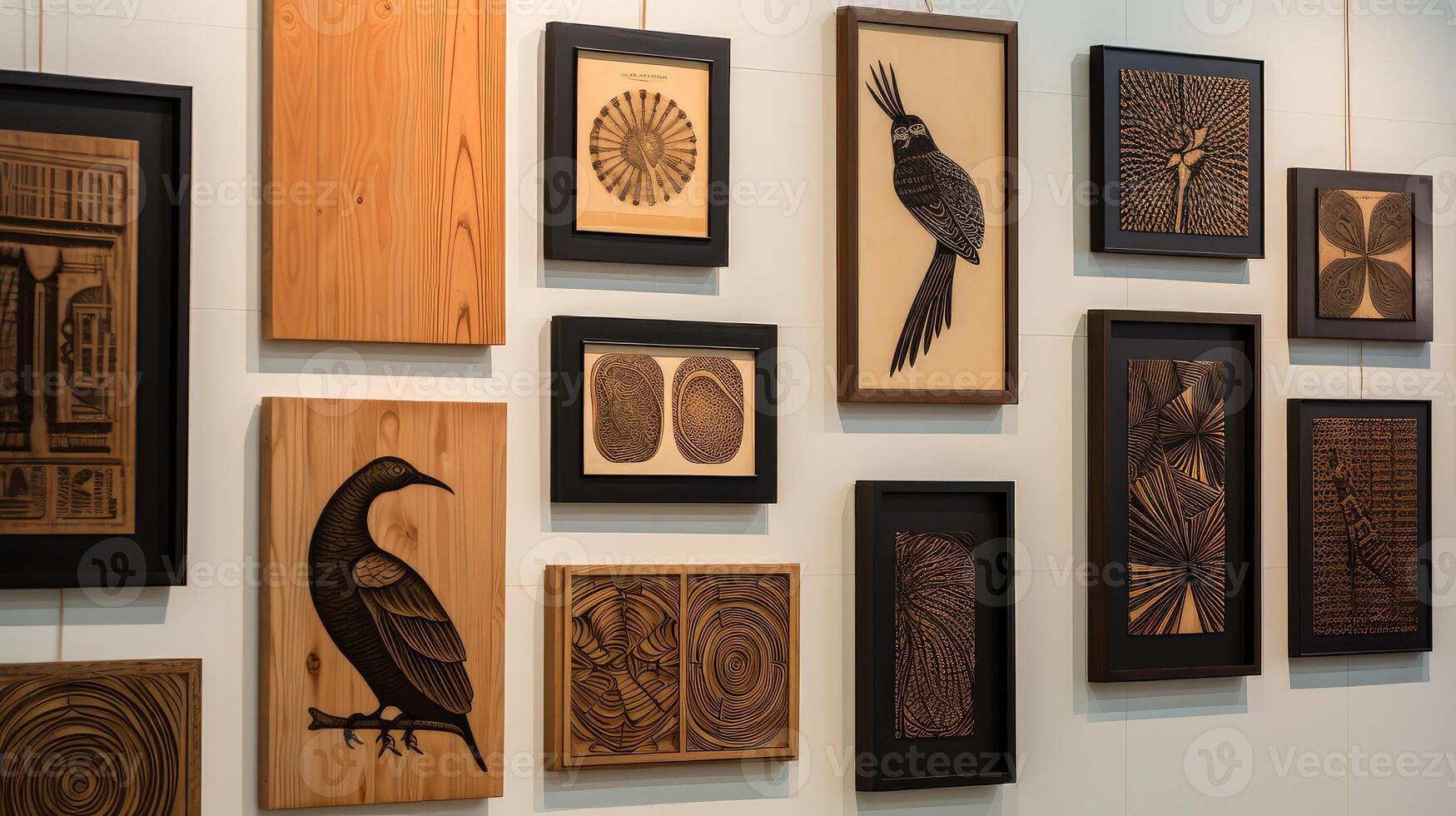 grain wood engraving photo