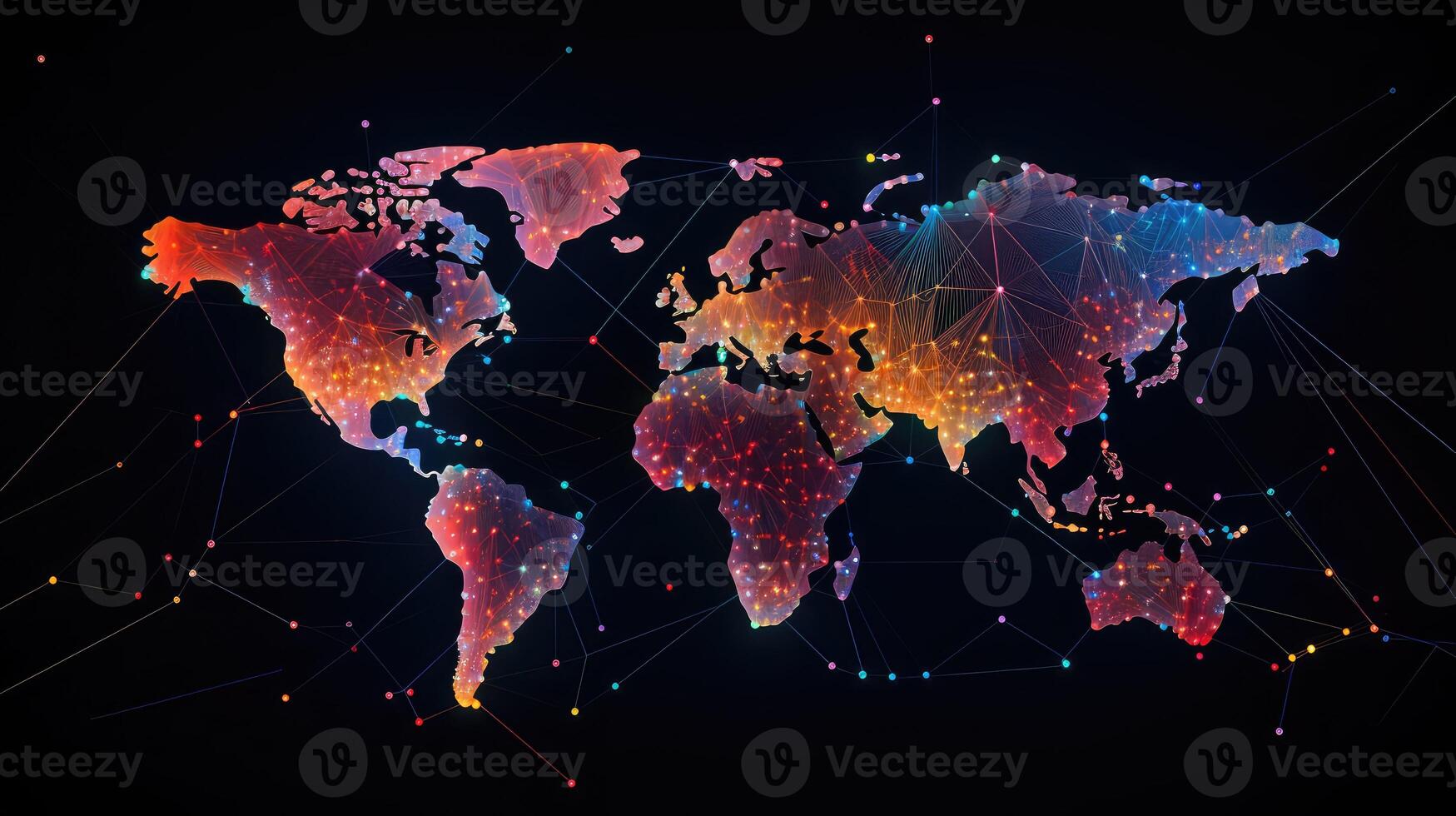 global worldwide data photo