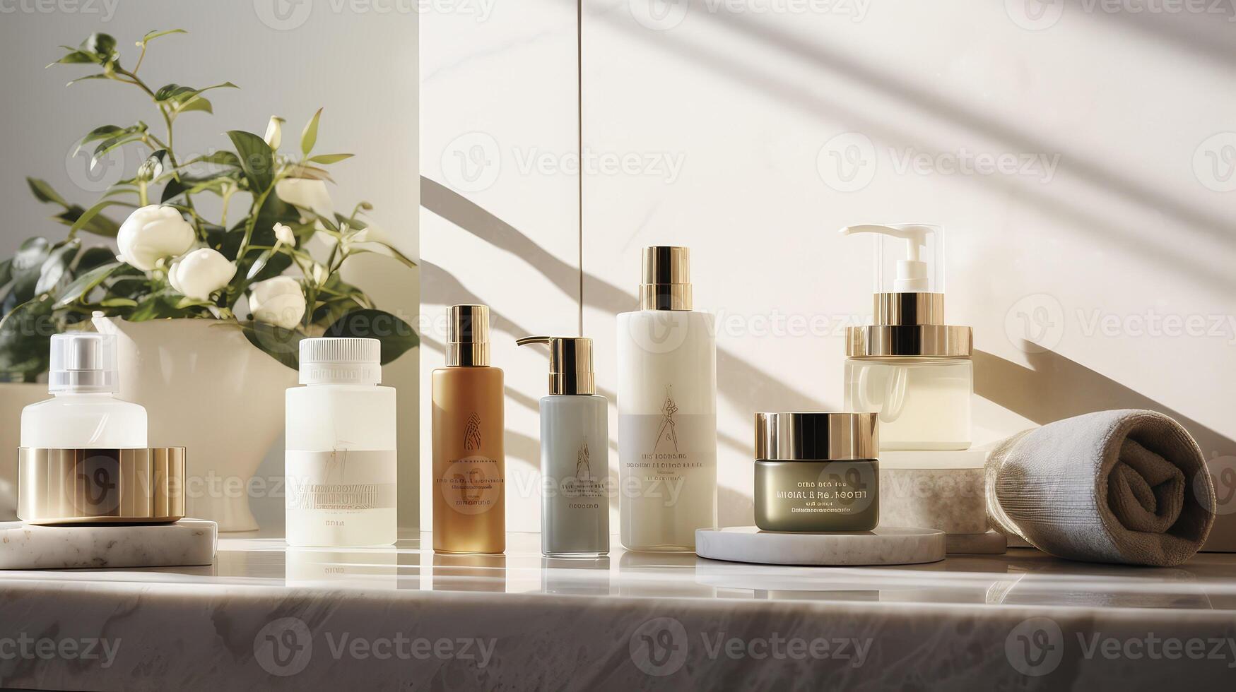 toner beauty bottles photo