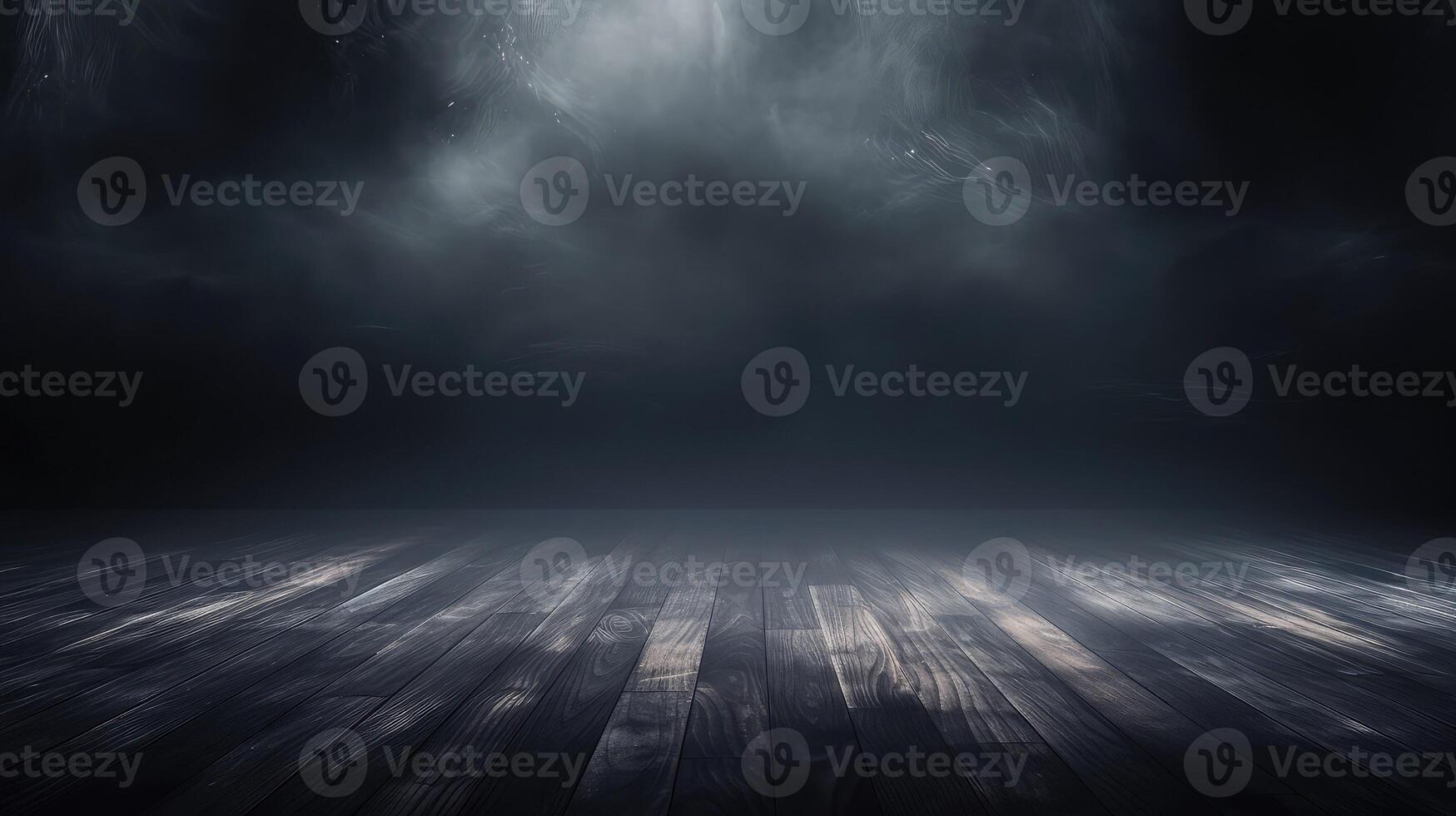 illuminated black wood flooring photo