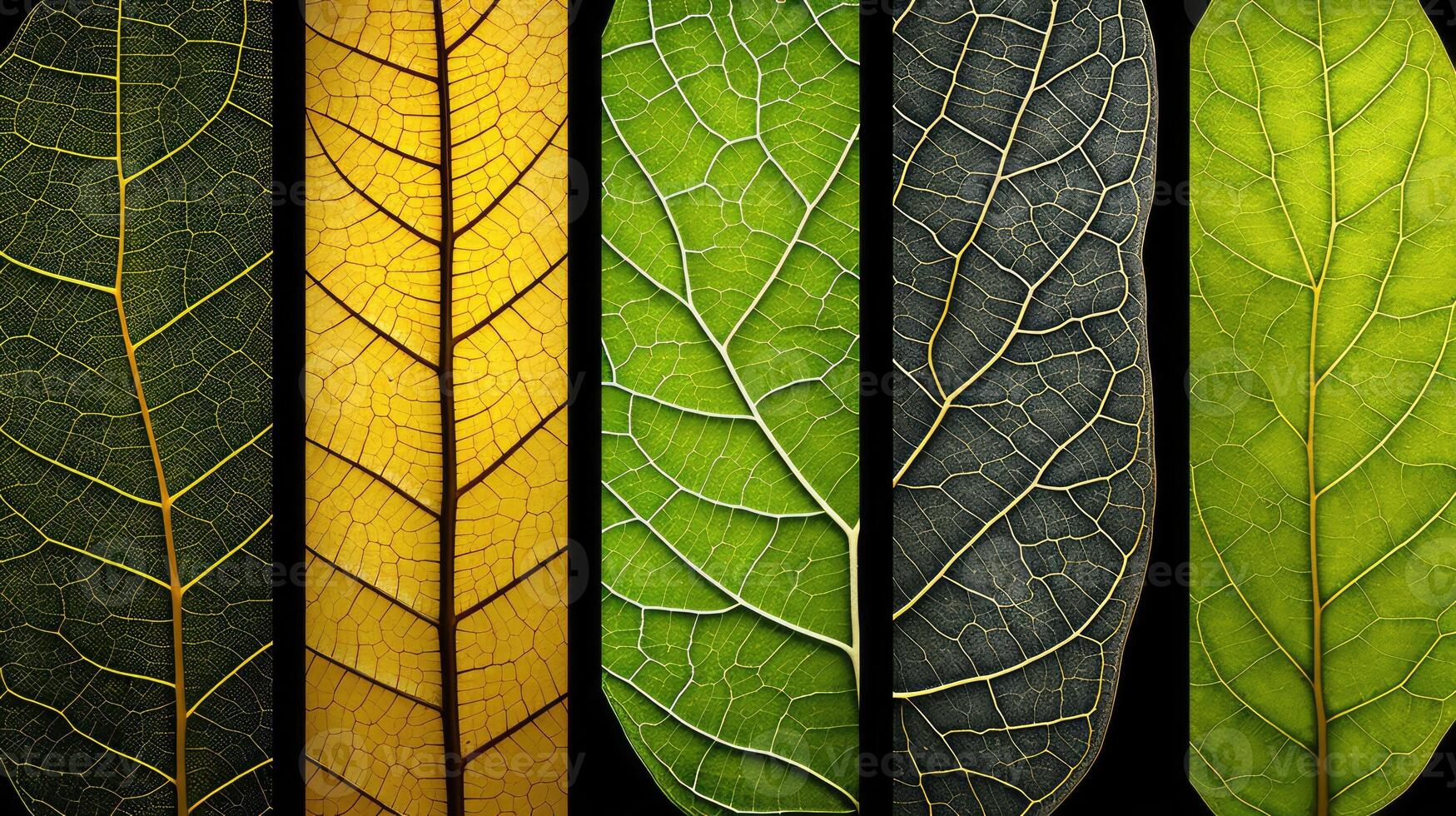 reticulate leaf vein pattern photo