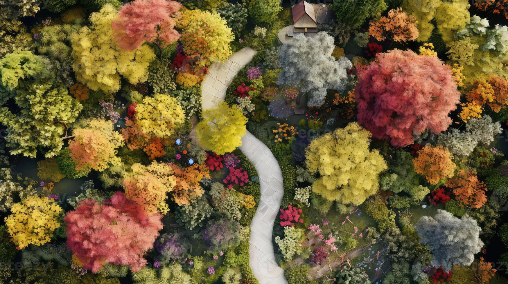 harmony plan view trees photo