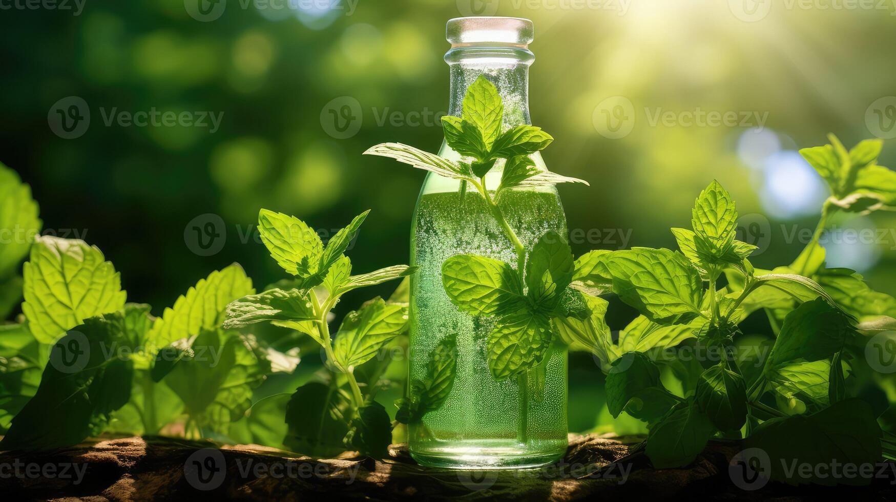 glass light green photo
