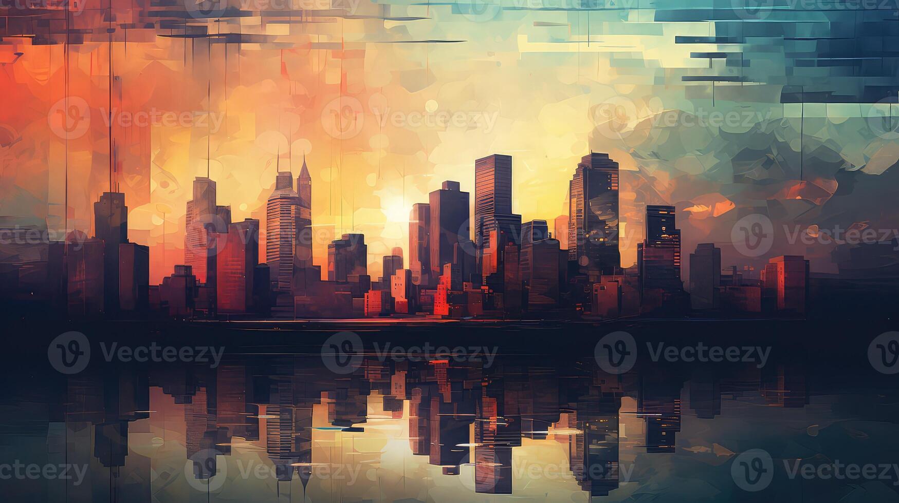 vibrant overlay textures photo