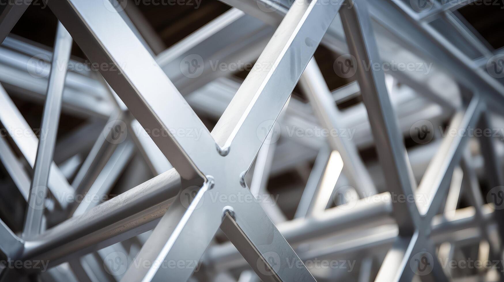 construction metal building trusses photo