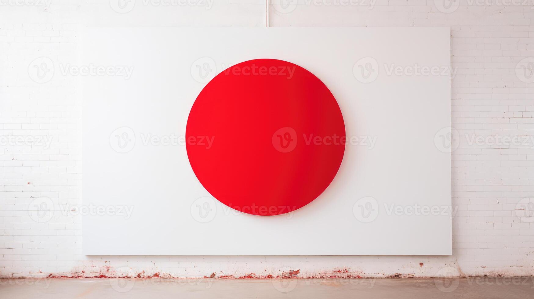 vibrant red circle x photo