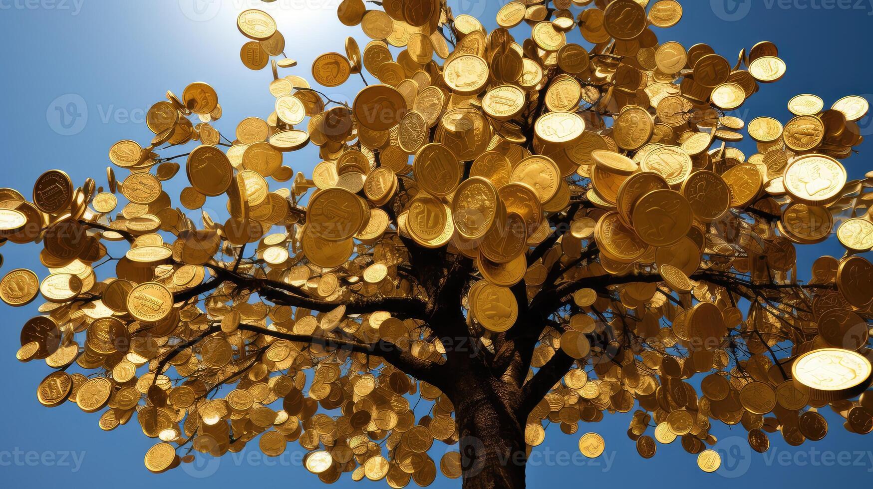 abundance money on trees photo