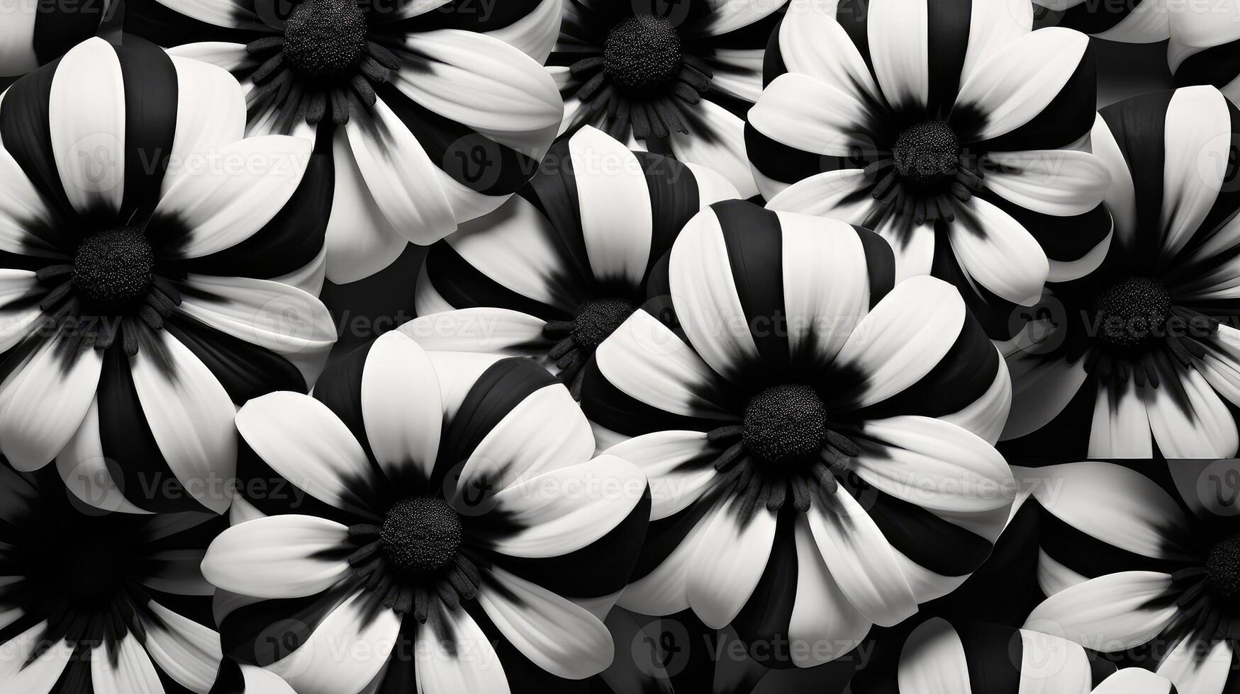 mysterious black flowers photo