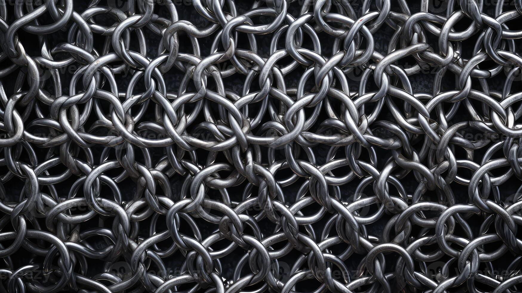 interlocking chainmail texture photo