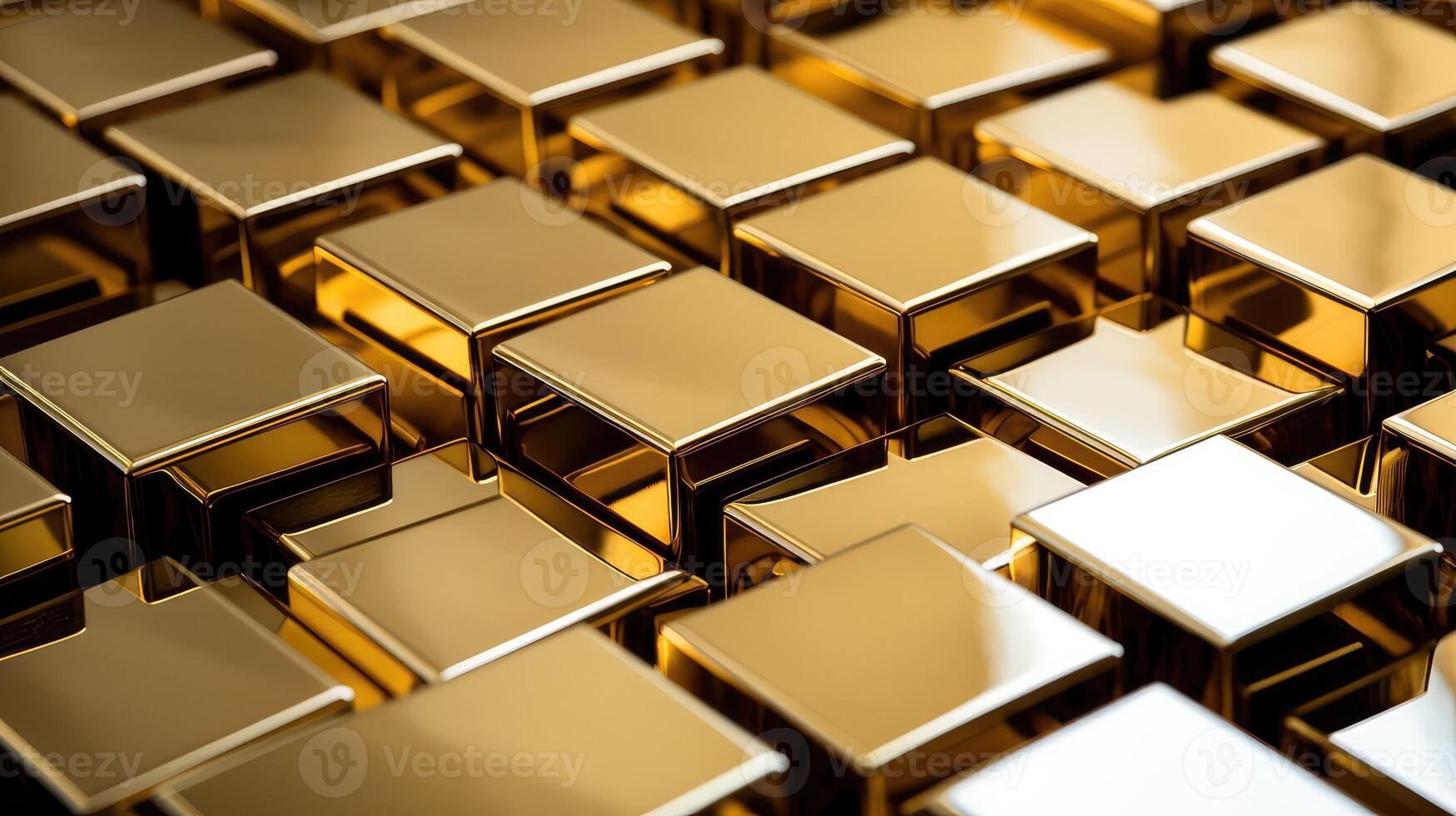 decor metallic gold square photo