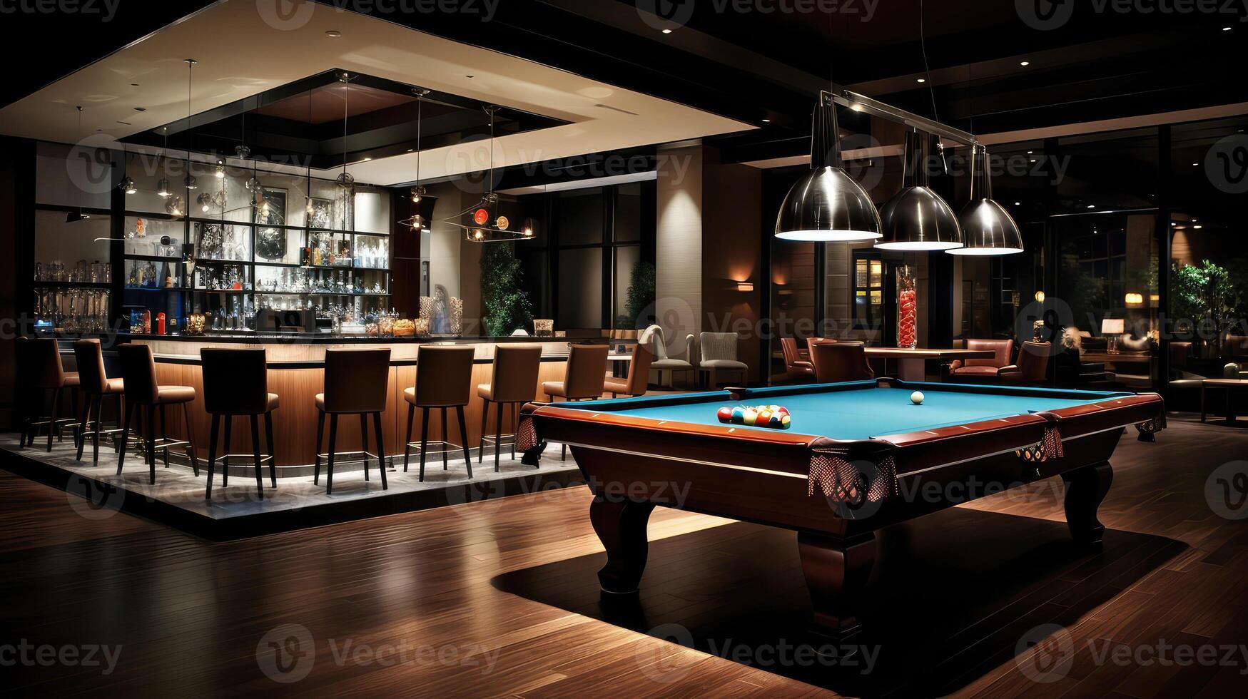 game pool table bar photo